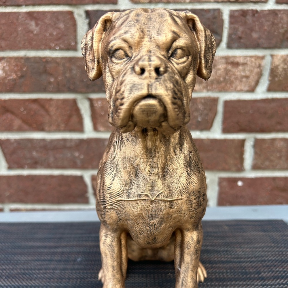 Charming Boxer Statue - Picture 3 of 8